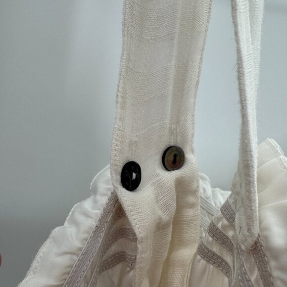 Maison de Papillon Autumn Linen Blend Sleeveless Maxi Dress size L Large Frm RTR - Picture 6 of 6